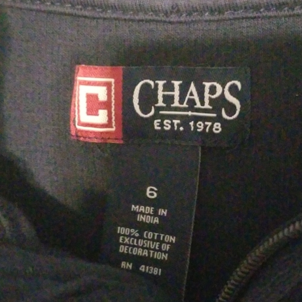 Chaps blue pullover sweater - Picture 2 of 3
